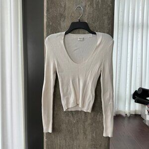 Abercrombie & Fitch Long-Sleeve Slim Scoopneck Sweater